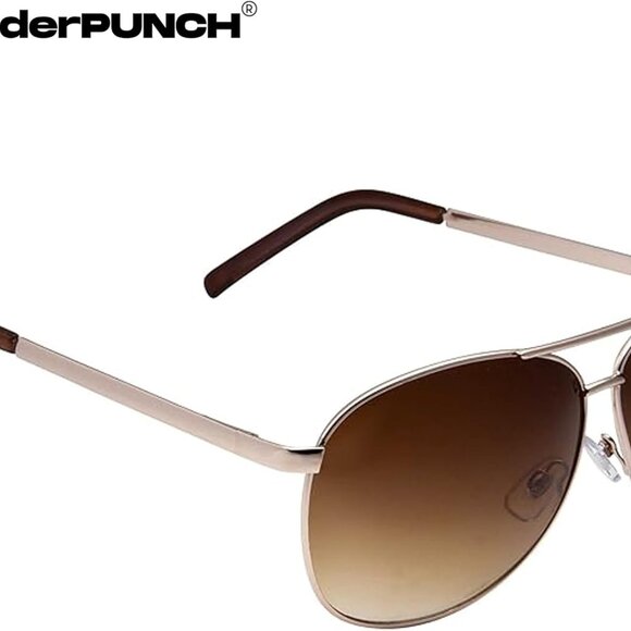 Big XL Wide Frame Extra Large Aviator Sunglasses Oversized 148mm - Picture 4 of 5